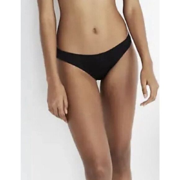 Madewell MD330 Womens Sz S Black Second Wave Classic Bikini Bottom - Picture 6 of 7